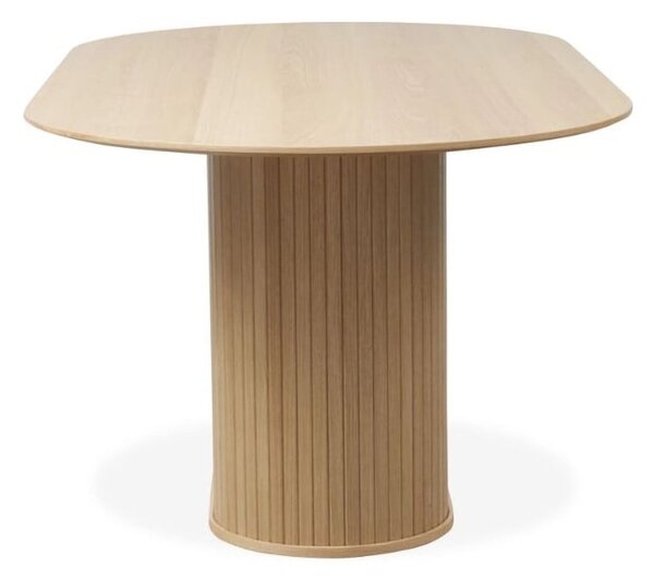 Blagovaonski stol s pločom stola u dekoru hrasta 95x180 cm Nola – Unique Furniture