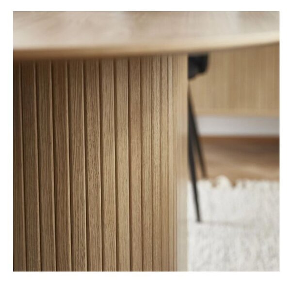 Blagovaonski stol s pločom stola u dekoru hrasta 95x180 cm Nola – Unique Furniture