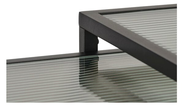 Stakleni pomoćni stolići u setu 2 kom 50x50 cm Bronco – Unique Furniture
