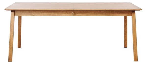 Proširiv blagovaonski stol s pločom stola u dekoru hrasta 95x190 cm Bari – Unique Furniture