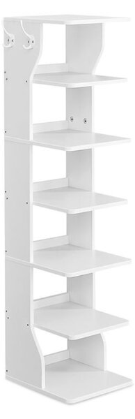 Stalak za cipele CINDY, 6 razina, 30x26,4x110,4 cm, bijela Vasagle