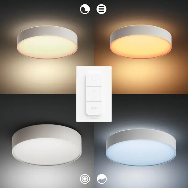 ENRAVE PHILIPS HUE pametna LED stropna svjetiljka L bijela 8718696176450