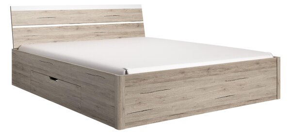 Zondo.hr Bračni krevet 160 cm Benson Tip 51 (san remo svijetli + bijela) . Akcija -17%. 602032