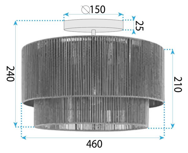 Lampa Viseća APP1838-1C