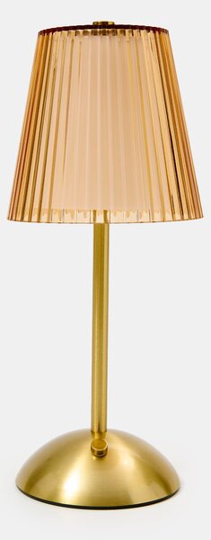 Sinsay - LED stolna lampa s rebrastim abažurom i zlatnim detaljima