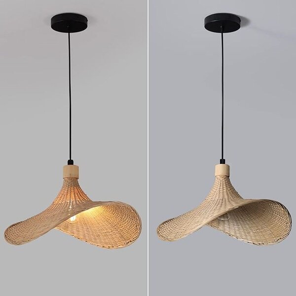 VISEĆA LAMPA OD BAMBUSA APP1642-1CP 30cm