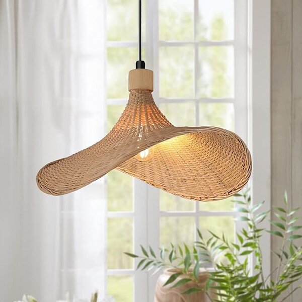 VISEĆA LAMPA OD BAMBUSA APP1642-1CP 30cm