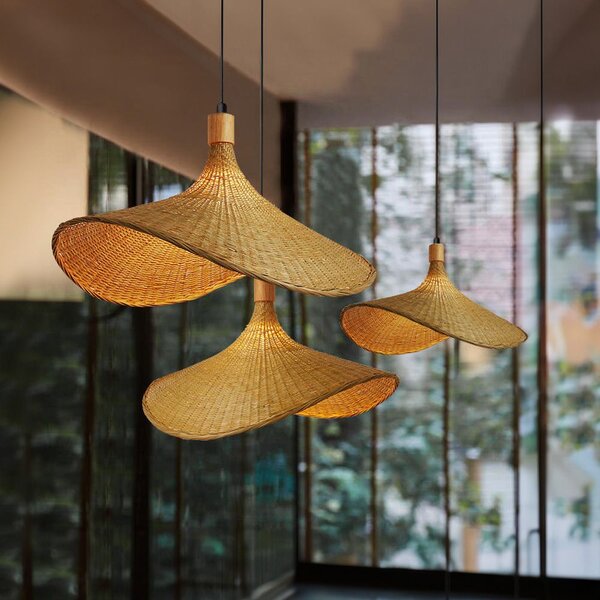 VISEĆA LAMPA OD BAMBUSA APP1642-1CP 30cm