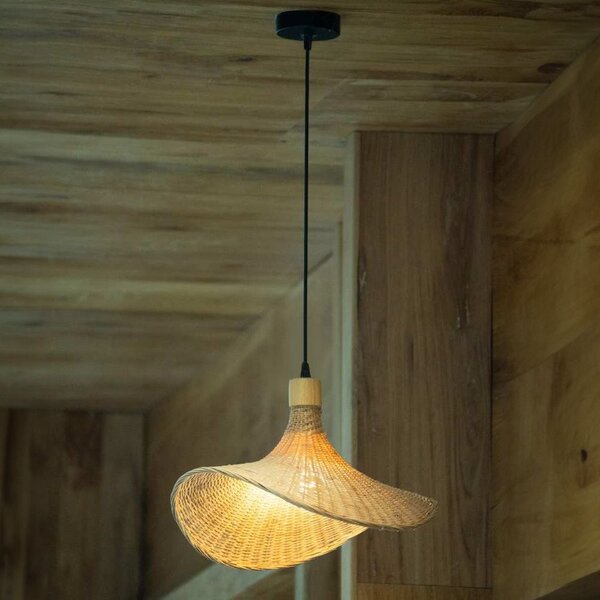 VISEĆA LAMPA OD BAMBUSA APP1642-1CP 30cm