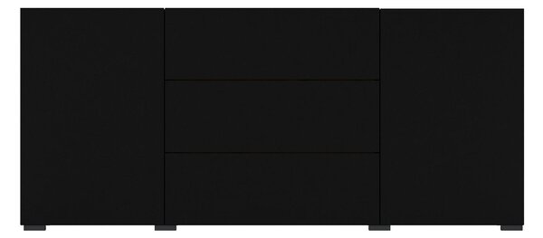Komoda Avernic Typ 26 (onyx crna + hrast wotan)