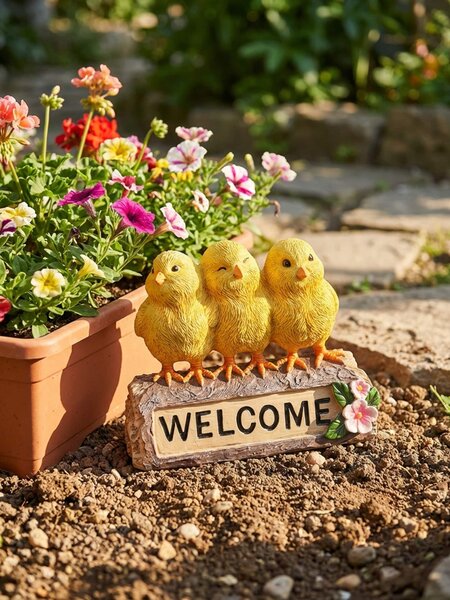 Sinsay - Samostojeća vrtna dekoracija s natpisom „Welcome“