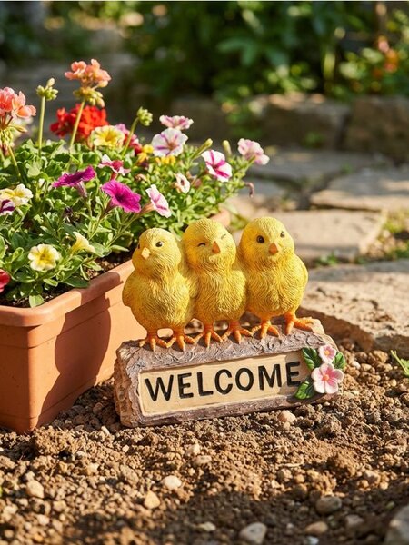 Sinsay - Samostojeća vrtna dekoracija s natpisom „Welcome“