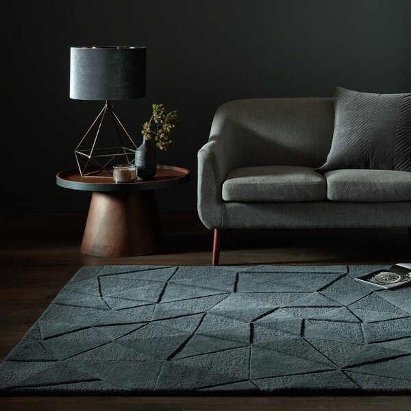 Sivi vuneni tepih 230x160 cm Shard - Flair Rugs