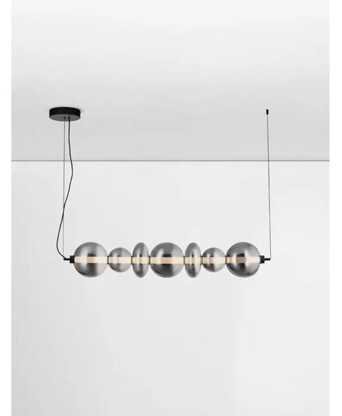 BALLY VISILICA LED/3000K/40W/5094Lm/CRNA & SMOKY GRAY NL9030557