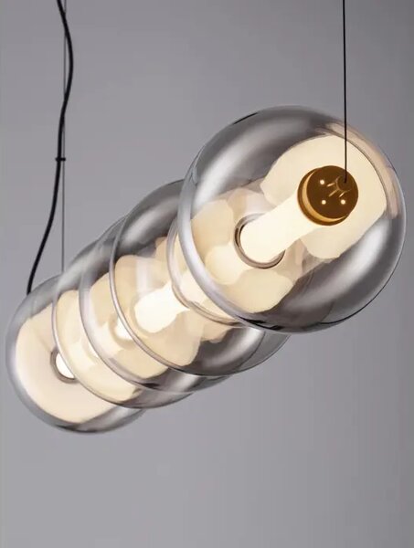 BALLY VISILICA LED/3000K/40W/5094Lm/CRNA & SMOKY GRAY NL9030557