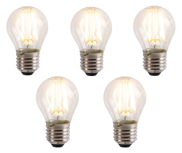 Set od 5 E27 LED žarulja s mogućnošću prigušivanja u 3 koraka P45 5W 700 lm 2700K