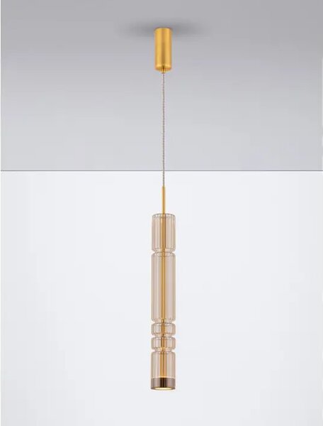 BENTO VISILICA LED/3000K/12W/1526Lm/BRASS GOLD & COGNAC NL9030550