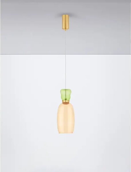 PLUMA VISILICA LED /3000K/9W/914Lm/ZLATNA GREEN & YELLOW NL9030546