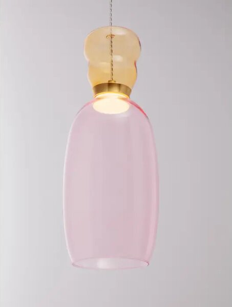 PLUMA VISILICA LED /3000K/9W/914Lm/ZLATNA YELLOW & PINK NL9030545
