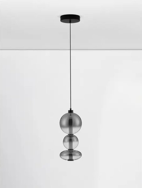 BALLY VISILICA LED/3000K/20W/2686Lm/CRNA & SMOKY GRAY NL9030555