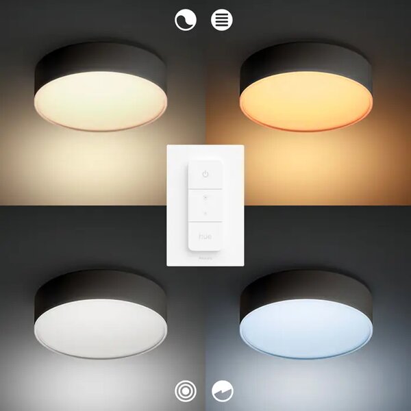 Enrave PHILIPS HUE PLAFONJERA CRNA XL 8718696176481