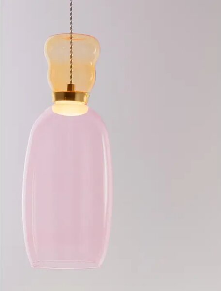 PLUMA VISILICA LED /3000K/9W/914Lm/ZLATNA YELLOW & PINK NL9030545