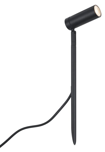 Reflektor sa šiljkom crni 40 cm uklj. LED podesivi IP65 uklj. kabel i utikač - Carl