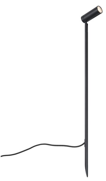 Reflektor crni 80 cm uklj. LED podesivi IP65 uklj. kabel i utikač - Carl