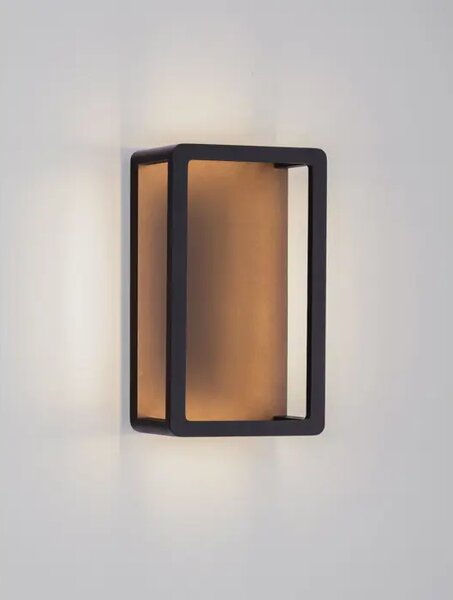 VEL ZIDNA LAMPA LED 3000K 244lm IP65 CRNA NL9030570