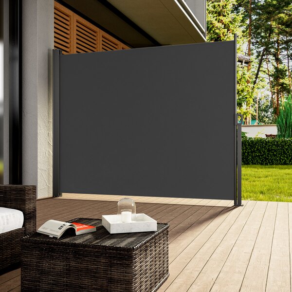 Bočna tenda NOSARA za terasu, 180x300 cm, antracit Casaria