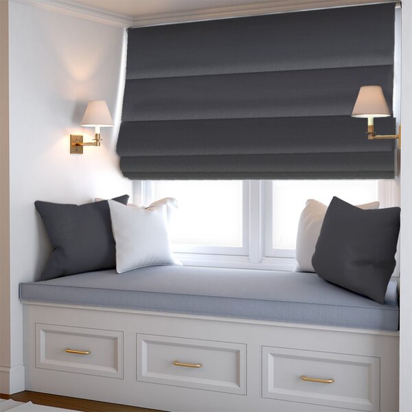 Rimska zavjesa šir. 100 cm Blackout Canvas 3 boje