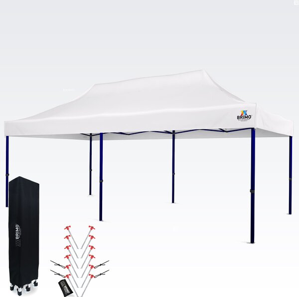 Nepromočiva Party Šator 3x6m – Bezbrižna Proslava pod 16,5m² Krovom - bez 3 zida - Bijela