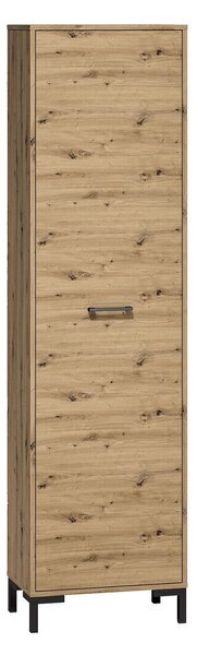 Ormar Madison R100Artisan hrast, Crna, 200x54x33cm, Porte guardarobaVrata ormari: Klasična vrata