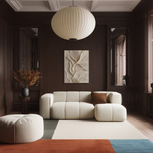 Tiskana slika s okvirom 60x80 cm Gentle Curves – Styler