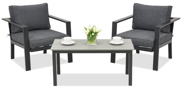 Aluminijski vrtni namještaj Sydney Terrace Garden Point antracit