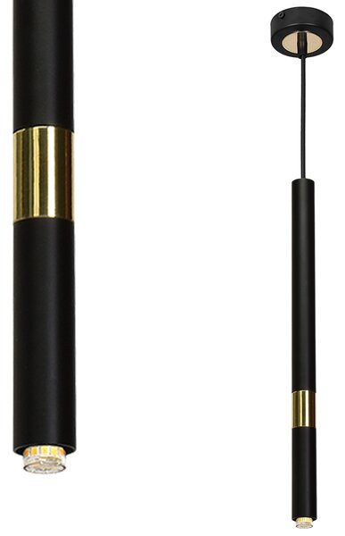 Lampa viseća MONZA BLACK/GOLD 1xG9 8W
