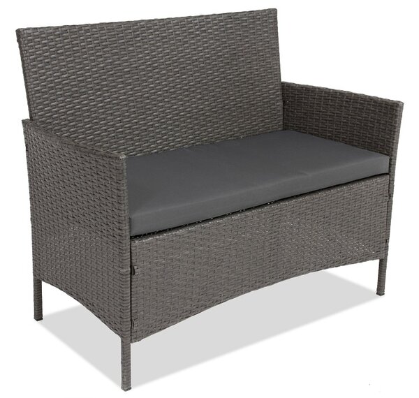 Dvosjed od tehnoratana Calabria Premium Garden Point, antracit