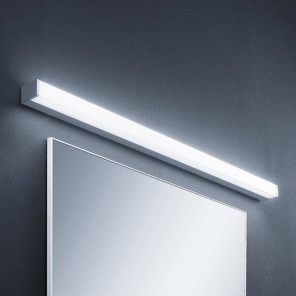 Lindby Klea LED kupaonska svjetiljka, 120 cm, krom, metal, IP44, Metalik, kupaonica, Metal