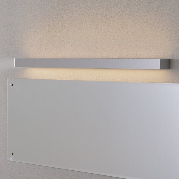 Helestra Theia LED svjetlo za ogledalo, kromirano, 90 cm, Metalik, kupaonica, Metal