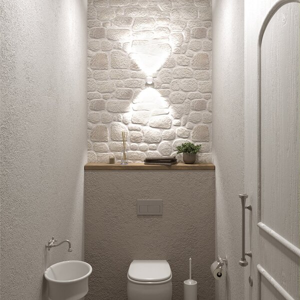 Top Light Puk Mini Wall LED 2x8W leće prozirne, mat bijele, prigušiva, Bijela, Dnevni boravak/blagovaonica, Metal