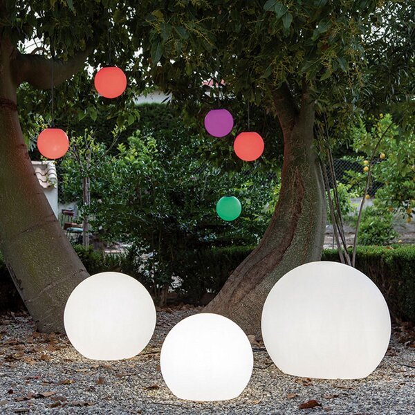 Newgarden Buly stropna lampa, sferična, Ø 30 cm, Bijela, Plastika