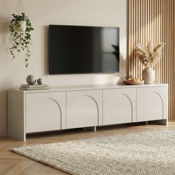 Krem TV komoda 180x45x32 cm Aurelia – Kalune Design