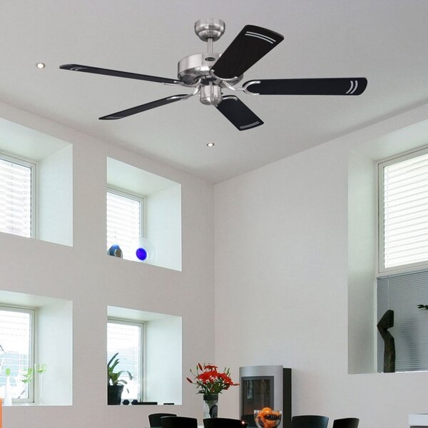 Westinghouse Cyclone ventilator u crnoj boji, Crno, Dnevni boravak/blagovaonica, Metal