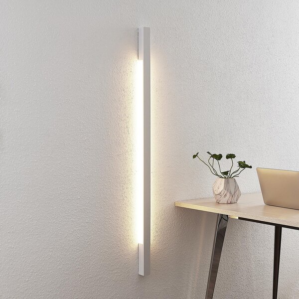 Arcchio LED zidna svjetiljka Ivano, 130 cm, bijela, aluminij, Bijela, Područje hodnika, Aluminij