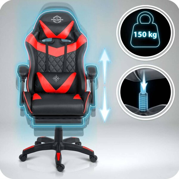 Gaming stolica Sofotel Draknor II crno-crvena