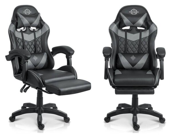 Gaming fotelja Sofotel Draknor II crno-siva