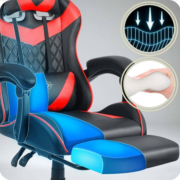 Gaming stolica Sofotel Draknor II crno-crvena