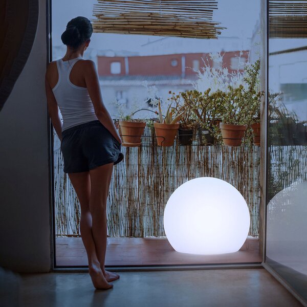 Newgarden Buly stropna lampa, sferična, Ø 60 cm, Bijela, Plastika