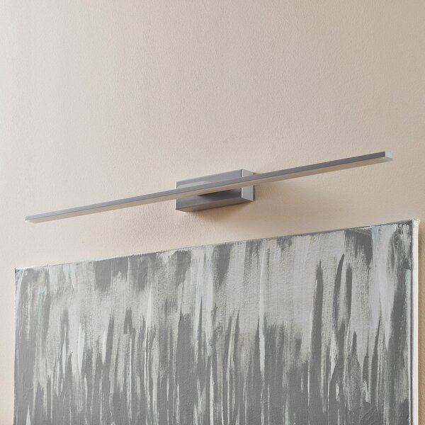 MCJ LED zidna svjetiljka Miroir 80 cm aluminij 4000K, Metalik, kupaonica, Metal