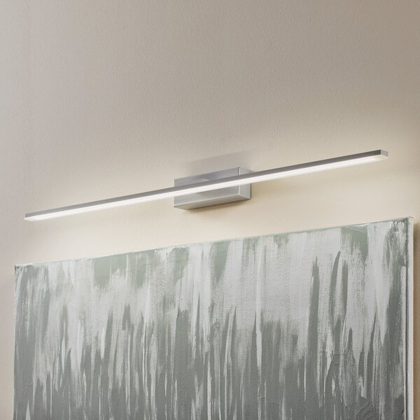 MCJ LED zidna svjetiljka Miroir 80 cm aluminij 4000K, Metalik, kupaonica, Metal